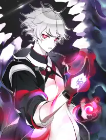 奇幻治愈漫画原作铅笔画世界封面